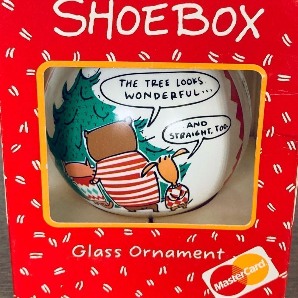 Hallmark Shoebox Christmas Vintage Ball Ornament